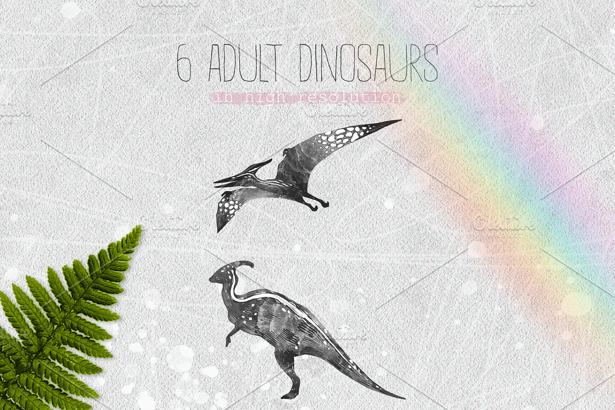 BABY DINOS watercolor set, an Animal Illustration by Natali Smolova (Photo 6 of 12)