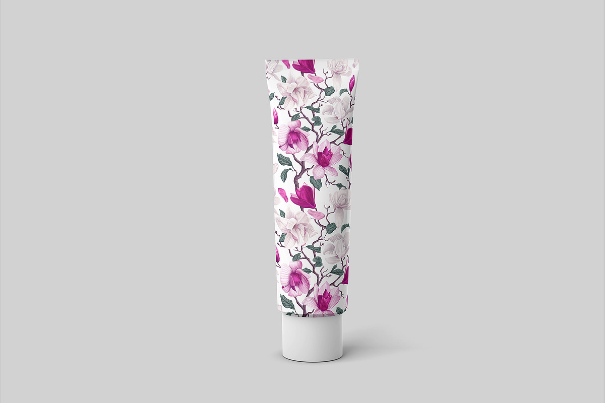 Realistic Seamless Pattern Magnolia, a Pattern Graphic by MarynaPetrovska (Photo 16 of 16)
