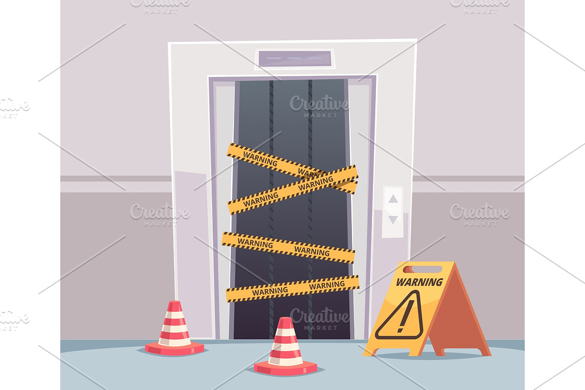 Elevator repair. Business office, a Background Graphic by Onyx