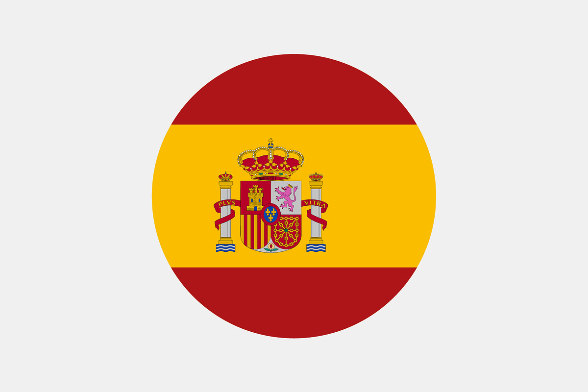 Set of Round European Flags Icons, a Solid Icon by Traudl's shop (Photo 2 of 2)