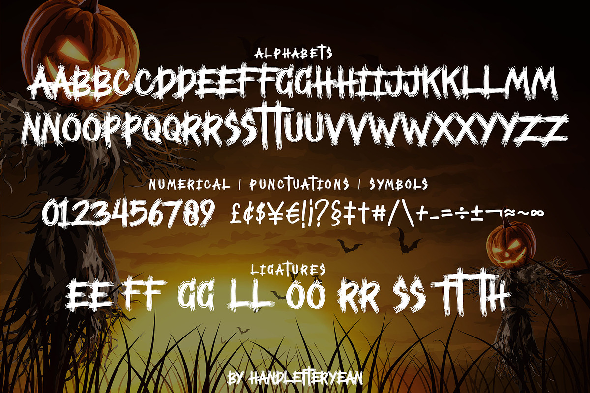 Hay Scary, a Font by HandletterYean (Photo 6 of 7)