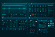 Futuristic HUD Interface UI XT2, an UI Kit Template by TITO (Thumbnail 4 of 5)