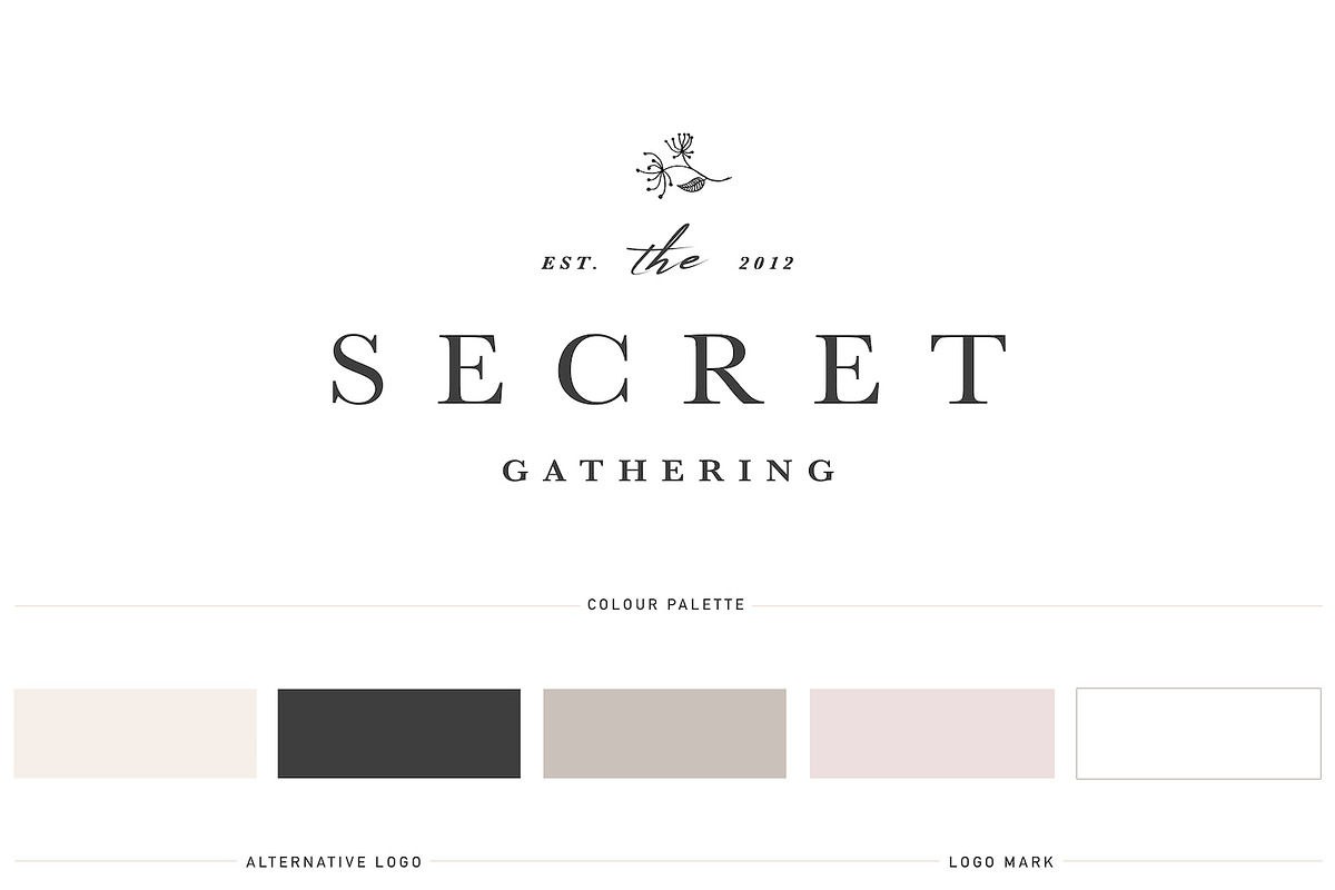 SALE! Premade Brand Kit Logo Design, a Branding & Logo Template by With Love Ethel (Photo 2 of 2)
