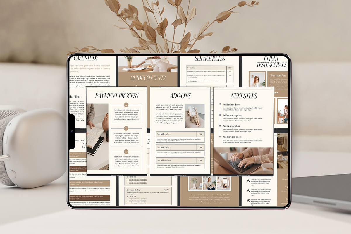 TERRA Client Guides Bundle, a Brochure Template by Creatif Foundry (Photo 11 of 12)