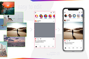 Instagram Screen Interfaces, a Social Media Template by karnofff (Thumbnail 2 of 7)