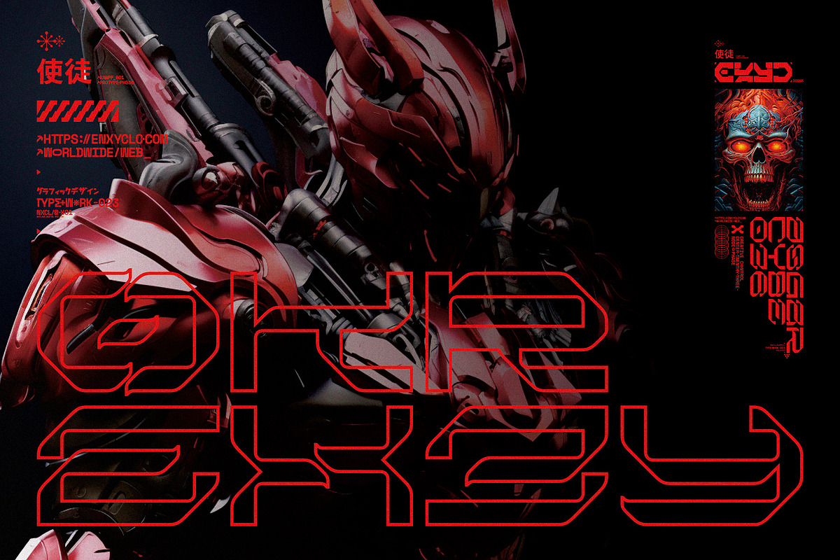 NCL KREGAS - Cyberpunk Futuristic, a Sans Serif Font by Enxyclo Studio (Photo 4 of 14)