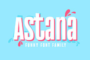 Astana Font, a Sans Serif Font by LeoSupply.co (Thumbnail 1 of 9)