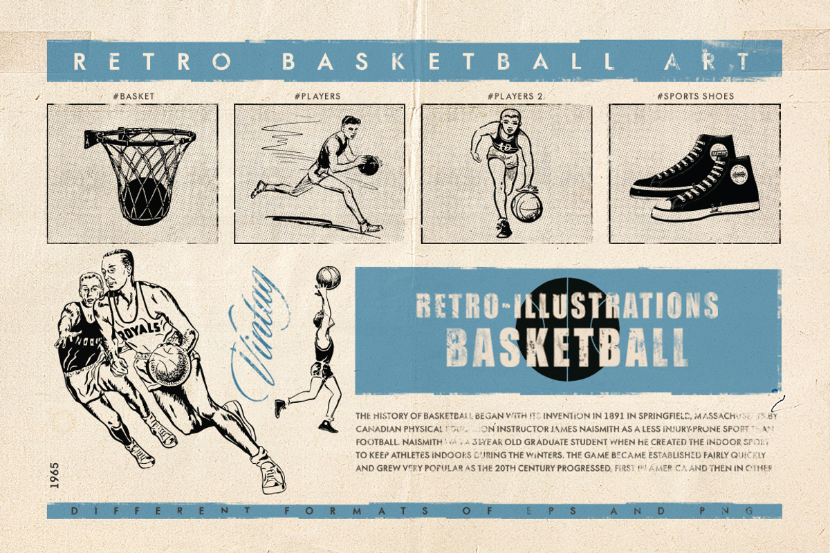 Retro Basketball, an Illustration by Retro Machine (Photo 2 of 6)