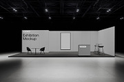 Large Modular Exhibition Mockup M06, an Advertising Mockup by Asketic (Thumbnail 2 of 9)