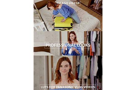 Professional LUTs for Panasonic Vlog, a Brushes & More by Thiago Vibesp