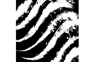 Striped black and white background, an Illustration by Nenahliadava Design