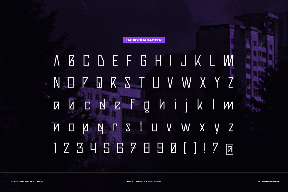 Hexazor | Modern Sans Serif, a Sans Serif Font by gracetype_studio (Photo 10 of 12)