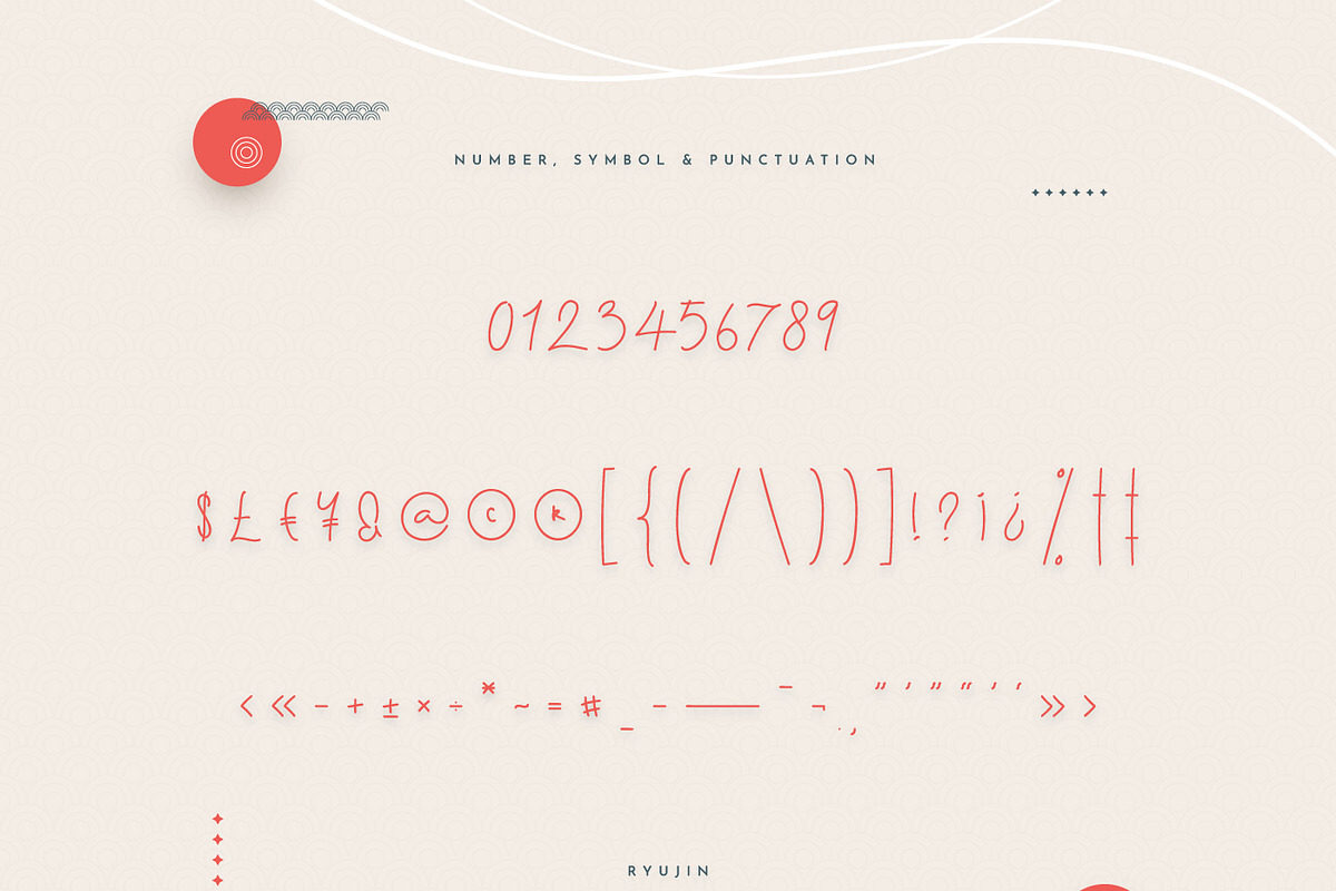 Ryujin Script Handwriting, a Script Font by infernostudio3 (Photo 7 of 11)