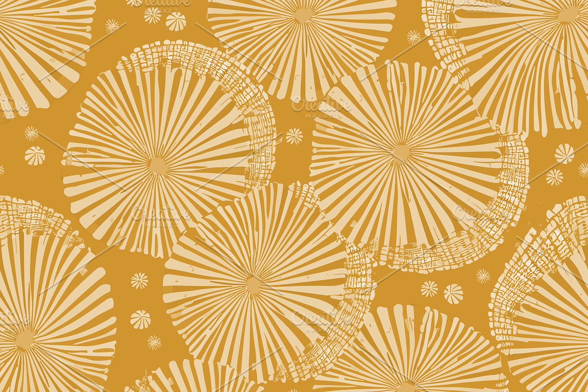 Limpet Seashell Seamless Pattern, a Pattern Graphic by Mintpoptrend (Photo 1 of 4)