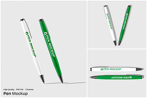 Pen Mockup, a Pens & Pencil Mockup by Unerispace