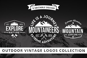 Outdoor Vintage Logo Collection