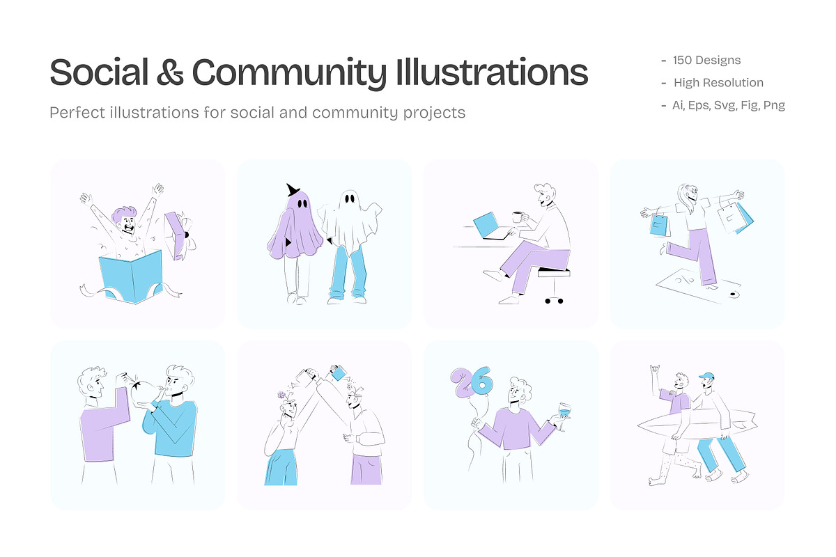 Social and Community Illustrations, a Person Illustration by Brickclay (Photo 1 of 13)
