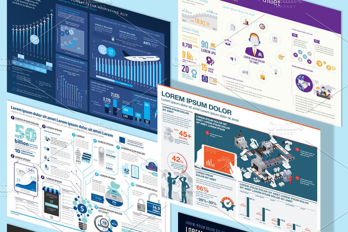 Customade Infographic Theme Template, a Presentation Template by astrographic (Photo 5 of 6)