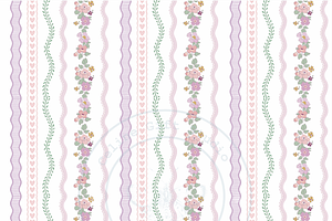 Romantic Floral Digital Paper