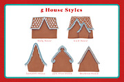 Printable Gingerbread House Builder, an Object Graphic by The Digital Prop Shop (Thumbnail 3 of 7)