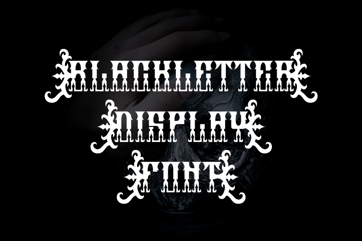 Getohc - Artdeco Font, a Blackletter Font by Iqsiart Studio (Photo 6 of 6)