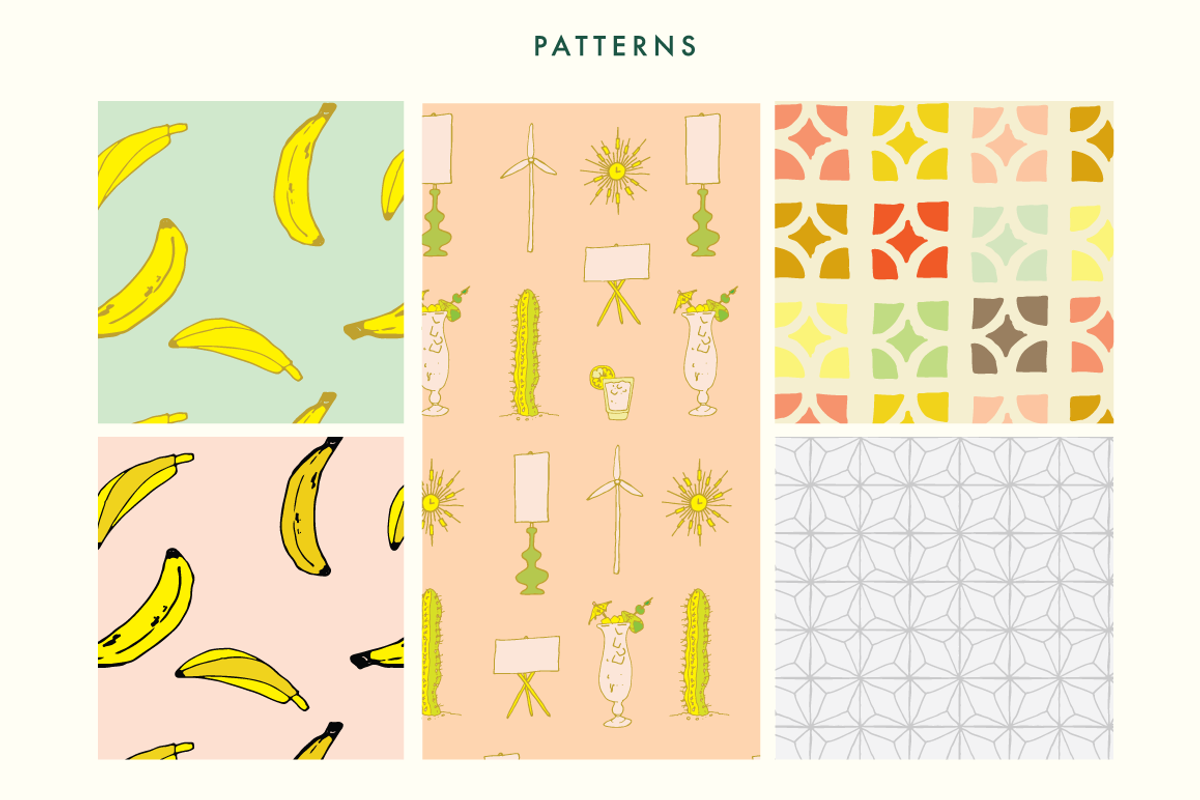 SALE! Palm Springs MidCentury Bundle, a Decorative Illustration by Josty (Photo 7 of 7)
