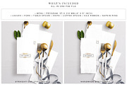 Menu / Program Mockup, a Print Template by Custom Scene (Thumbnail 2 of 7)