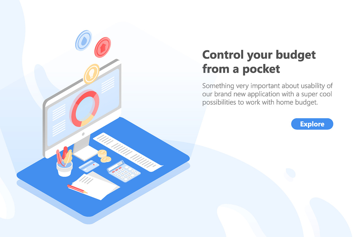 Personal budget planning and control, a Finance Illustration by Good Studio (Photo 1 of 3)