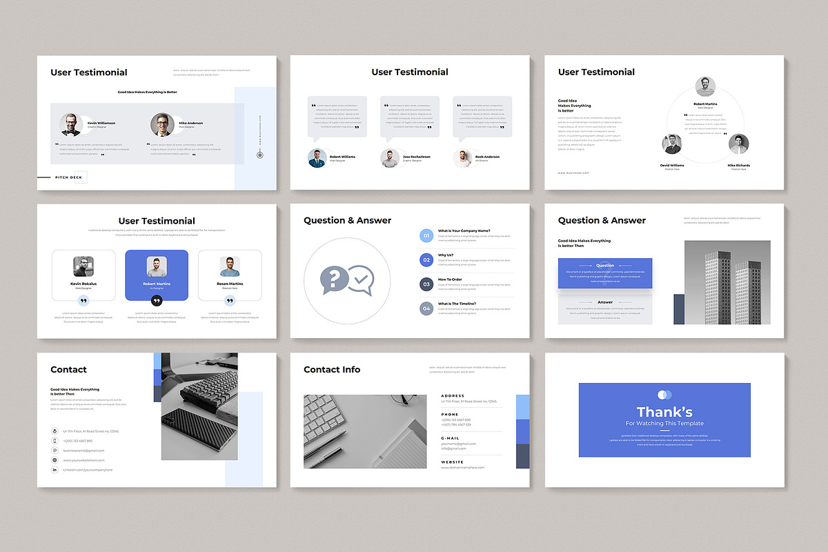 Pitch-Deck Presentation Template, a Presentation Template by GenerousArt (Photo 38 of 38)