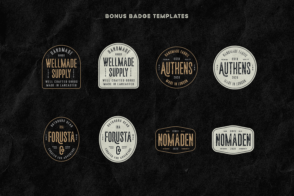 Norsten Vintage Condensed + Extras, a Sans Serif Font by Wandery Supply (Photo 13 of 14)