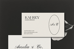 Canva Elegant Business Card