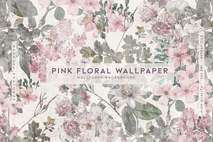 Pink Floral Wallpaper