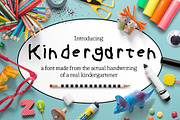 Kindergarten Handwriting Font, a Font by Khara Plicanic (Thumbnail 1 of 9)