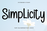 Simplicity, a Serif Font by FreshTypeINK (Thumbnail 1 of 8)