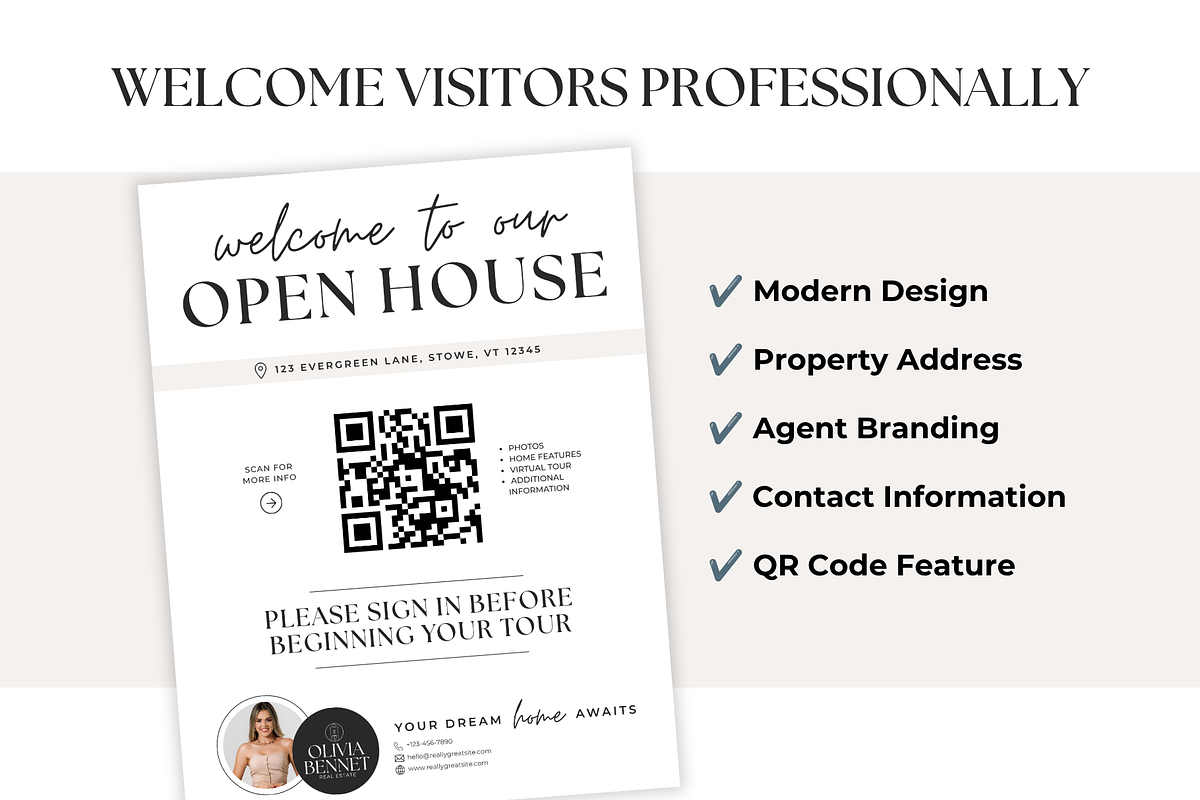Open House Templates Bundle, a Flyer Template by BrandhavenStudio (Photo 4 of 13)