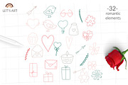 Valentines doodle Procreate BUNDLE, a Brush Add-On by Let's Art (Thumbnail 3 of 10)