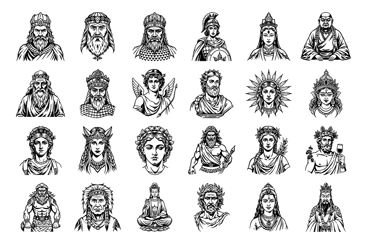 Vintage Religious Icon Pack, an Icon by Vector Portal (Photo 2 of 6)