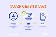Funky Instagram Post Templates, a Social Media Template by Hell Yeah Designs (Thumbnail 4 of 8)