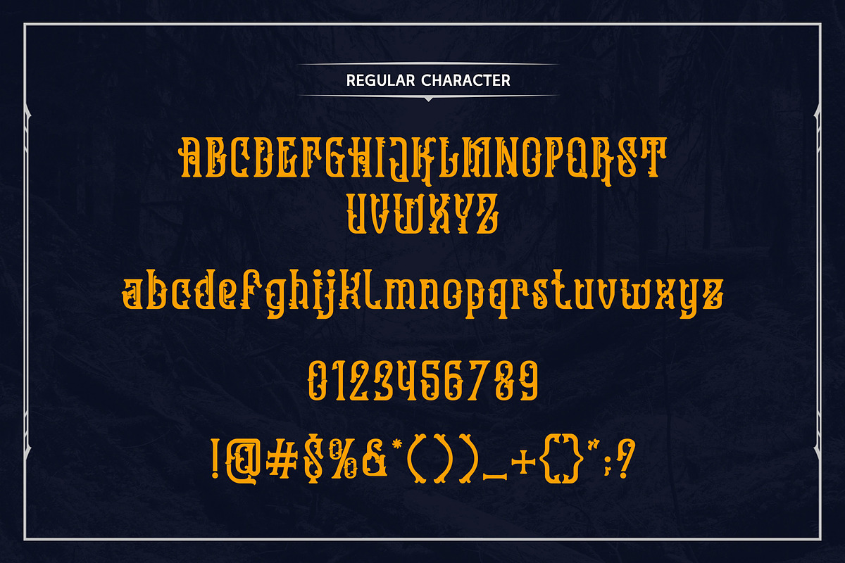 Forestness - Lovely Decorative Font, a Serif Font by Brightone (Photo 2 of 9)