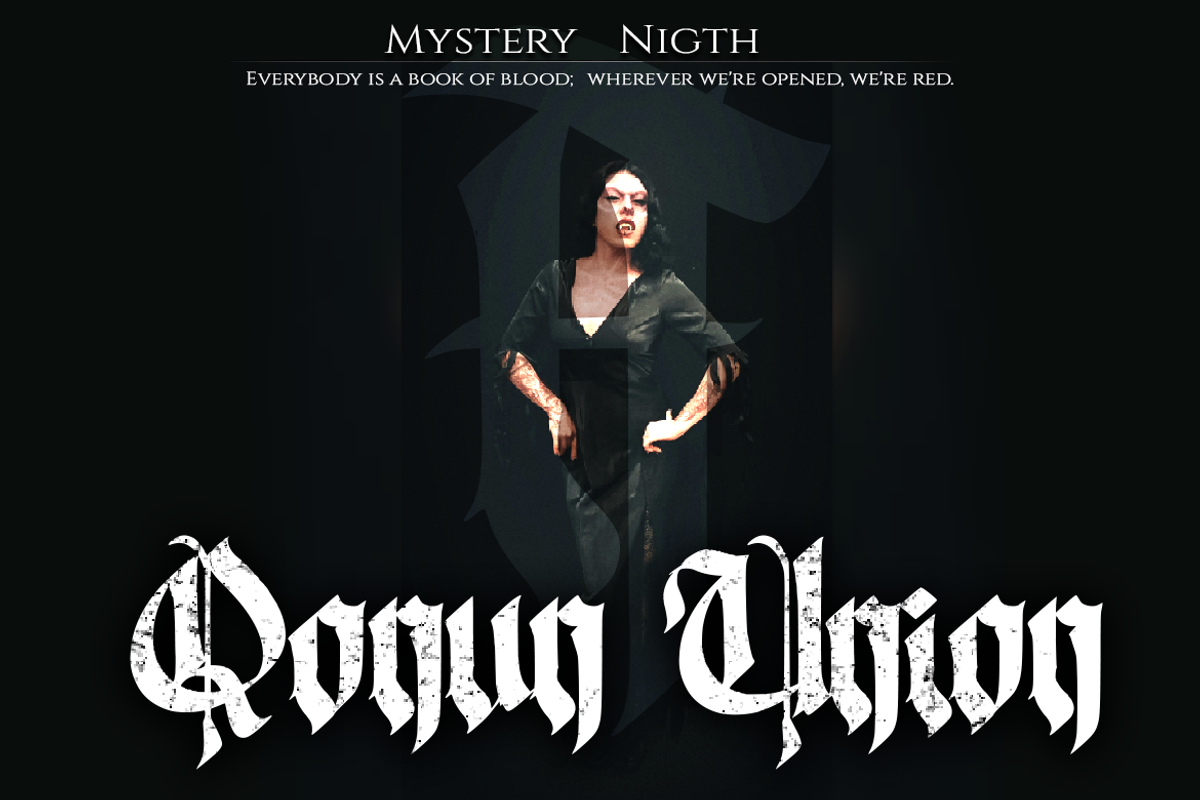 The Magician - Blackletter Typeface, a Blackletter Font by Meizzaluna Design (Photo 9 of 10)