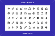 Mining icons, an Outline Icon by Wencory (Thumbnail 1 of 2)