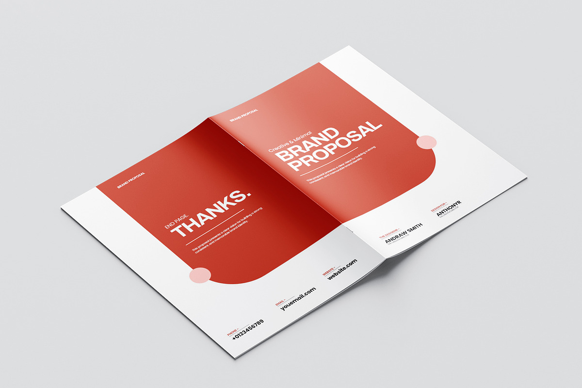 Brand Proposal Brochure Template, a Brochure Template by Oriofix (Photo 8 of 8)