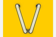 Neon tube font, an Object Graphic by 3D Graphics Shop (Thumbnail 17 of 38)