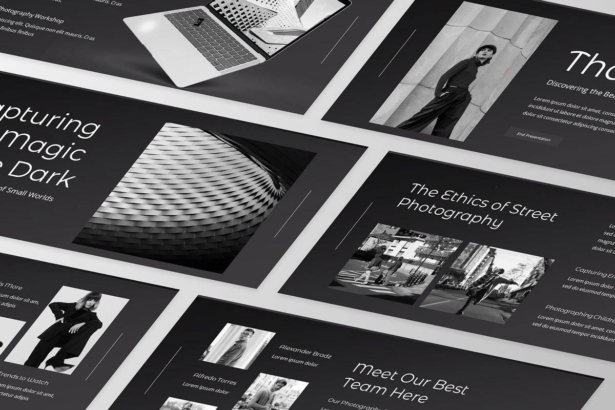 Photography Google Slide Template, a Presentation Template by GraphauseProject (Photo 5 of 6)