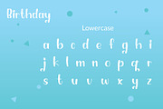 Birthday Quirky Playful Display Font, a Font by TrimStudio (Thumbnail 6 of 9)