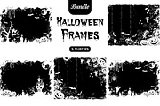Grunge Halloween frames, an Illustration by TAlex (Thumbnail 1 of 6)