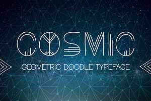 Cosmic. Doodle Font