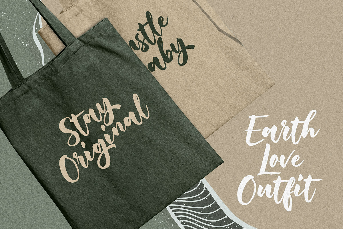 Born Pacific - Hand Painted, a Handwritten Font by ErgibiStudio (Photo 5 of 8)