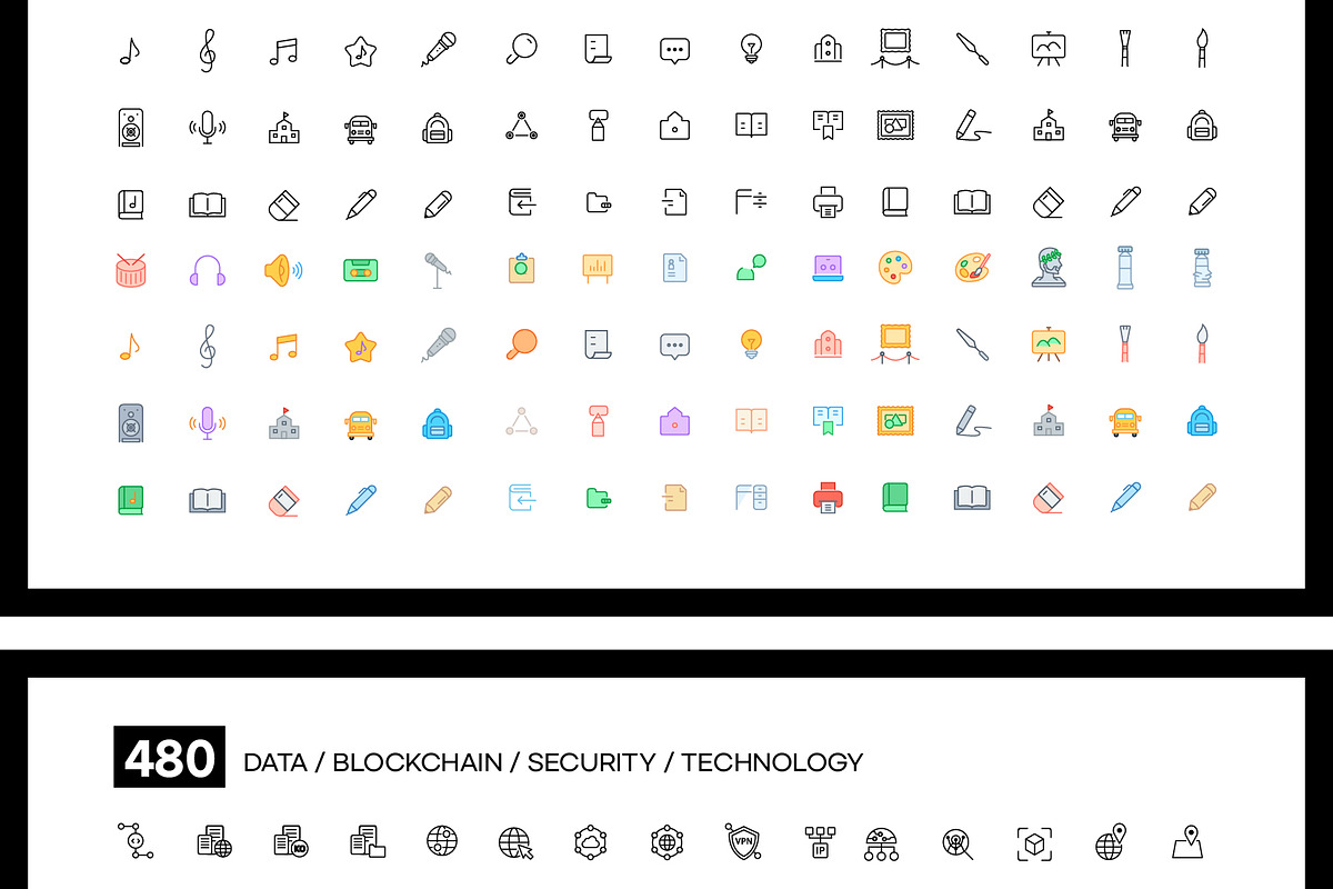 3000+ Mega Bundle line&color Icons, an Outline Icon by Design Present (Photo 13 of 19)