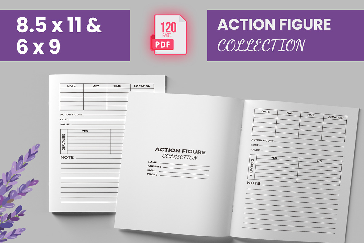 Action Figure Collection KDP Interio, a Print Template by bossdesigner (Photo 1 of 4)